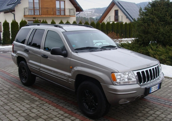 Jeep Grand Cherokee cena 28500 przebieg: 257000, rok produkcji 2002 z Limanowa małe 79